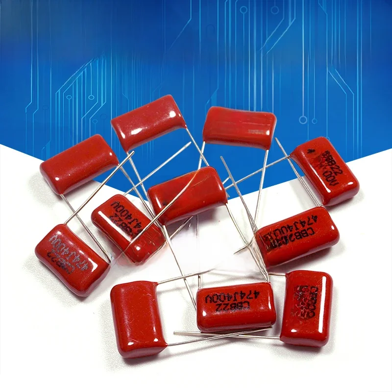 10SZT 400V474J 0.47UF 470NF 400V 474 CBB 225 2.2UF 105 1UF 335 3.3UF 334 330NF 220NF 1.5UF 104 100NF 0.1UF 103 10NF 475 4.7UF — zdjęcie 2