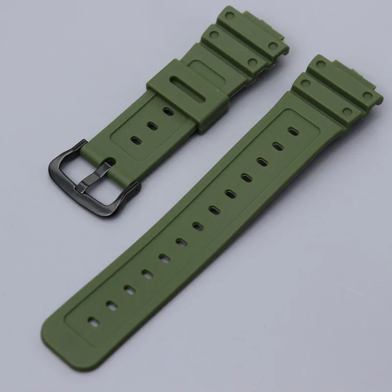 Rubber Strap For Casio G-shock GA2100 GWM5610 DW-5600 DW6900 16mm Men Women Sports Waterproof Band Watch Accessories