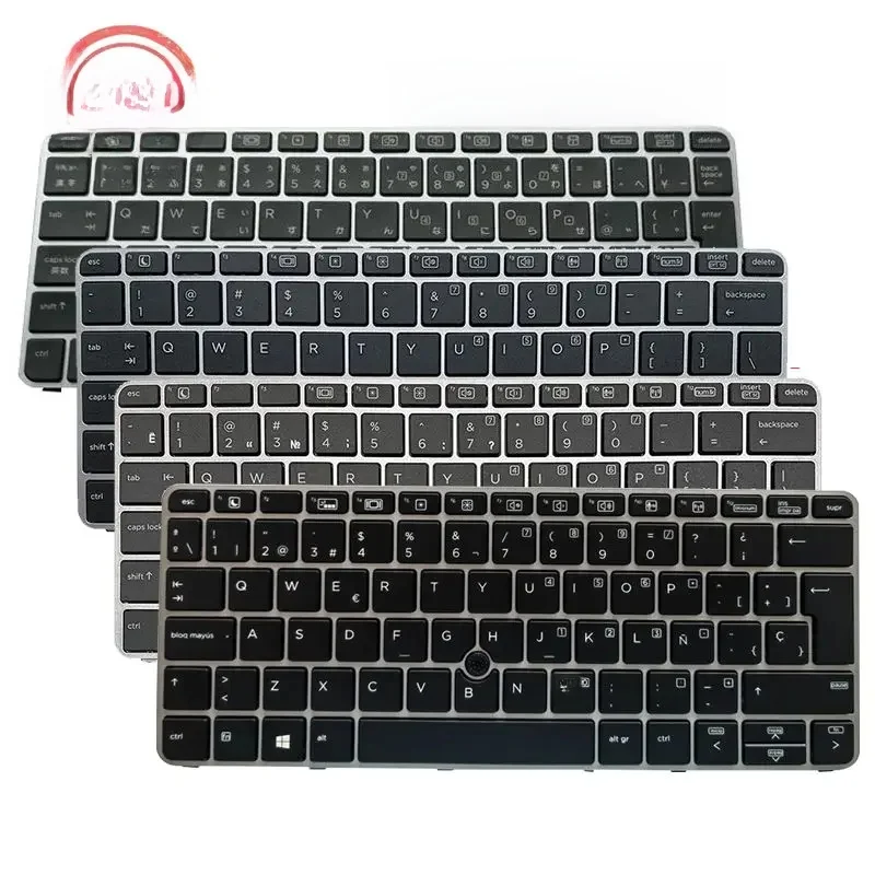 US/RU/SP/FR/JP – nowa klawiatura do laptopa HP EliteBook 725 G3, 725 G4, 820 G3, 820 G4, 828 G3, 828 G4. — zdjęcie produktu 7