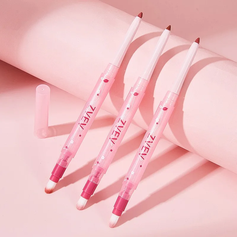 Matita labbra a lunga durata, impermeabile e resistente al sudore, facile da applicare, non sbiadisce e ha un look colorato