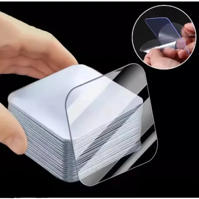 Nano ruban adhésif Transparent Double face, pâte auto-adhésive forte, autocollants muraux, maison, cuisine, salle de bains, rubans imperméables sans couture