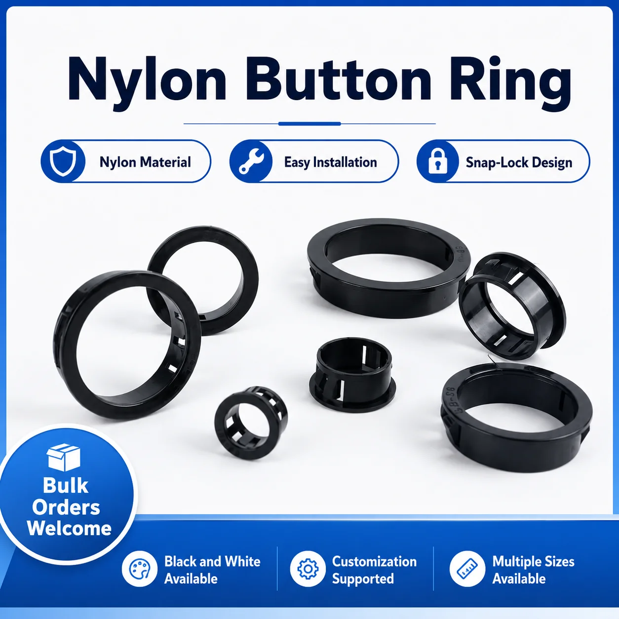 SB Nylon Buckle Type Cable Cover Wire Guard Case Guard Coil Power Cord Head Plastic Outlet Clamp Harness for Organizing Cables
