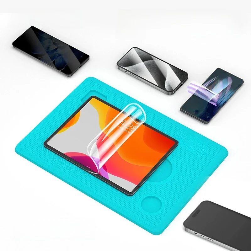 RELIFE RL-004DP Folia na telefon komórkowy/tablet Antypoślizgowa podkładka silikonowa Zastosuj narzędzia do naprawy ochraniacza ekranu — zdjęcie 2