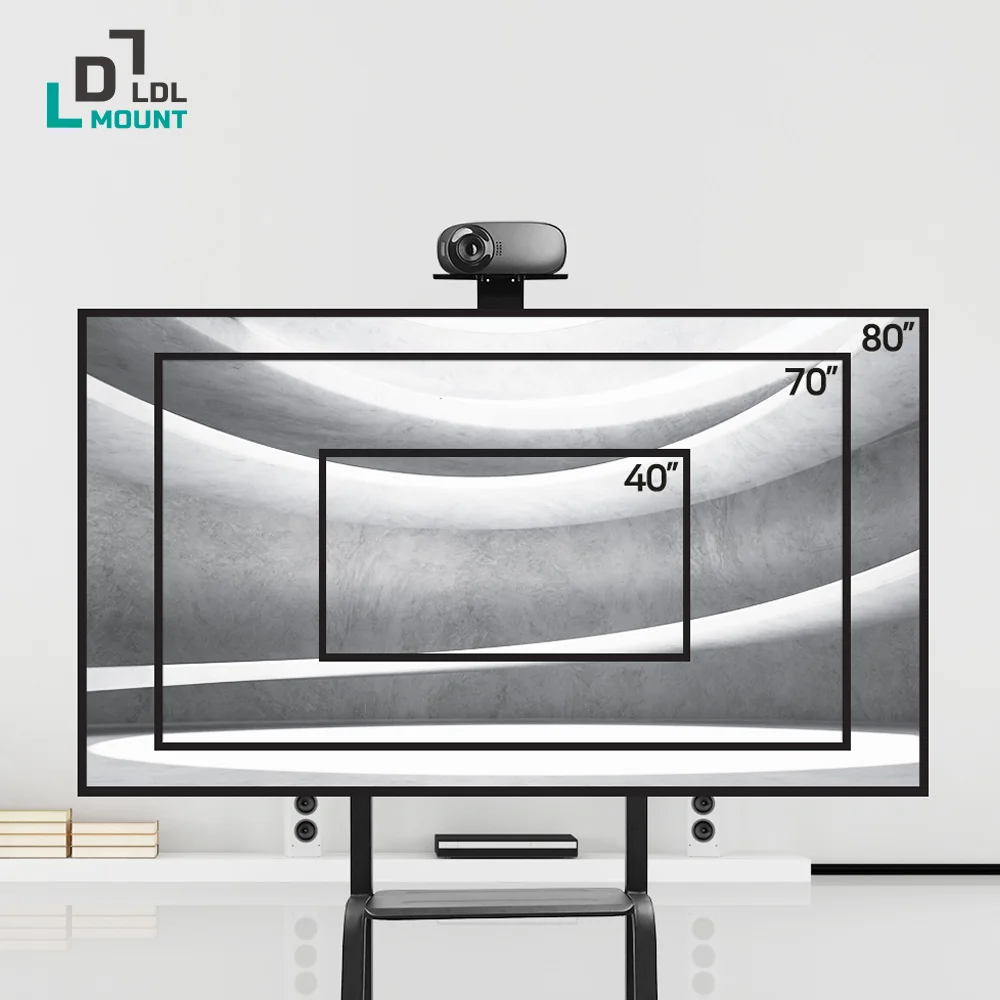 LDL-MOUNT 이동형 높이조절 TV 스탠드, APL-RM1800 40~80형