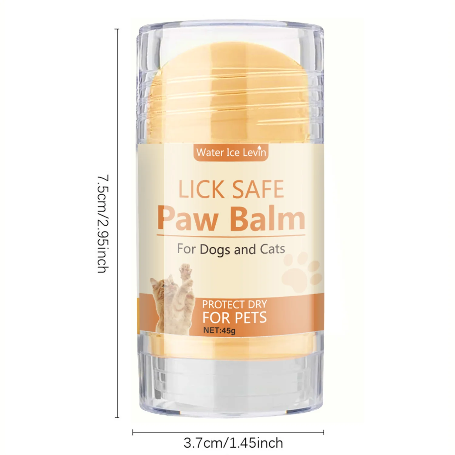 Pet Paw Cream - Honey and Anti-Badic Acid Formula - Soothes Cracked Paws, Coconut Oil Pet Paw Cream, Keeps Soft and Water for Foot Pads, 45g image 3