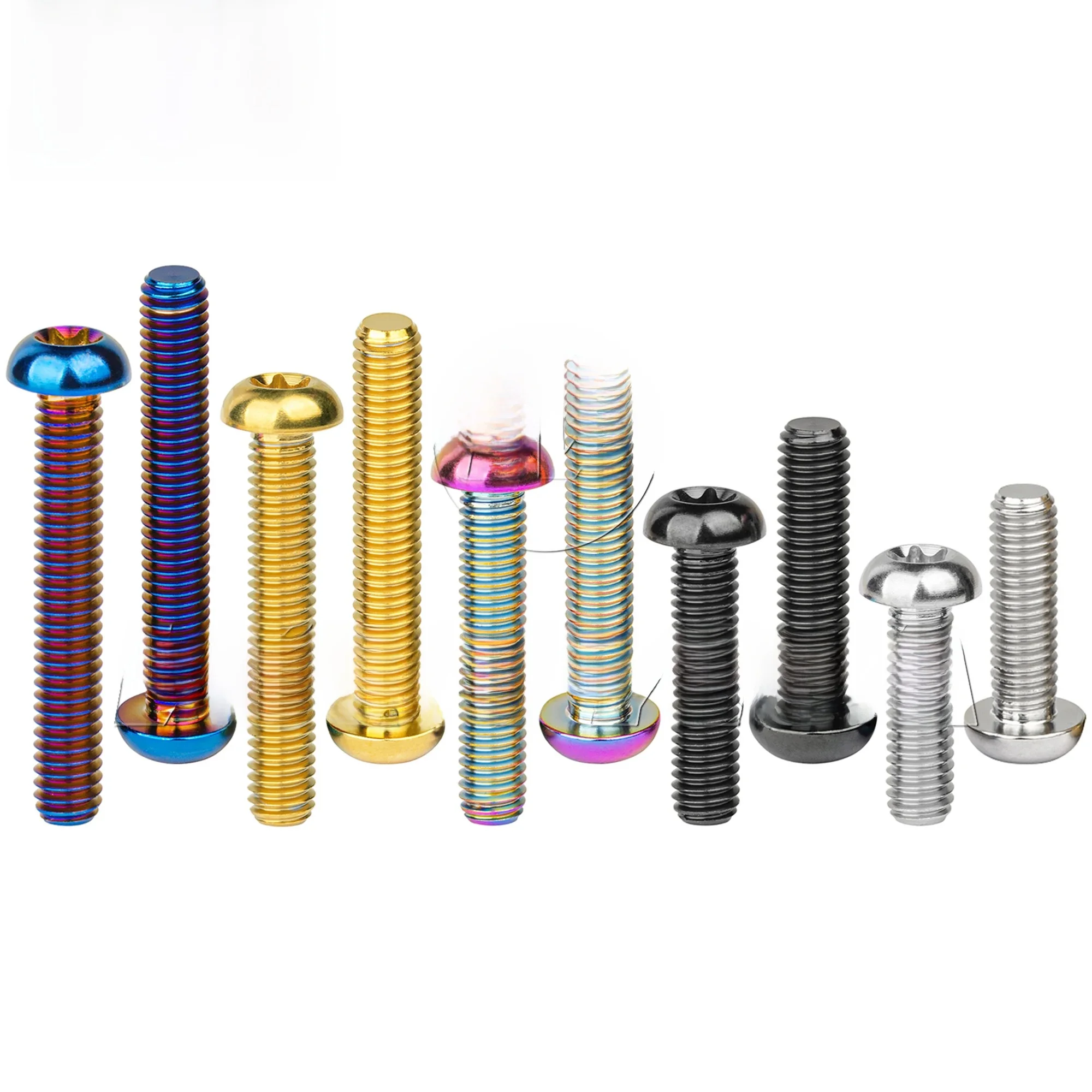 AliExpress Wanyifa Titanium Bolt M6x10 15 20 25 30 35mm Button Torx T30 Head Screw for Bike Bike Motorcycle Car Fixing Fasteners