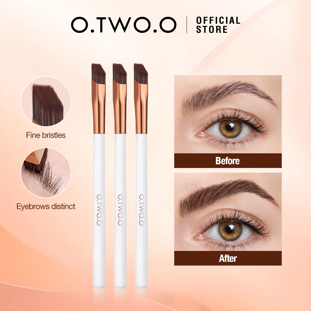 O.TWO.O Wild Eyebrow Brush Small Square Liner Contour Eyeliner Eyeshadow Hairline Artifact Women Cosmetic Makeup Brushes Tools