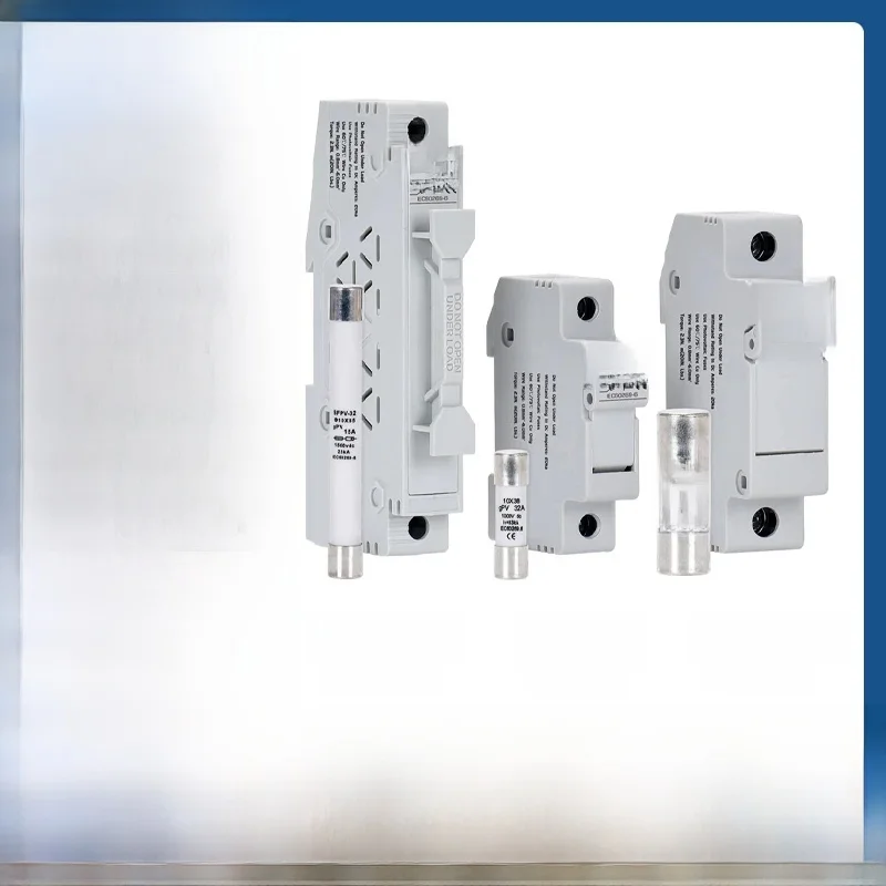 Solar Pv Zekering Houder Solar Pv Dc Isolator Mcb 1000V 1P 10A 15A 1500V Fotovoltaïsche Schakelaar 2A 10A 63A 40A 32A Stroomonderbreker - afbeelding 2