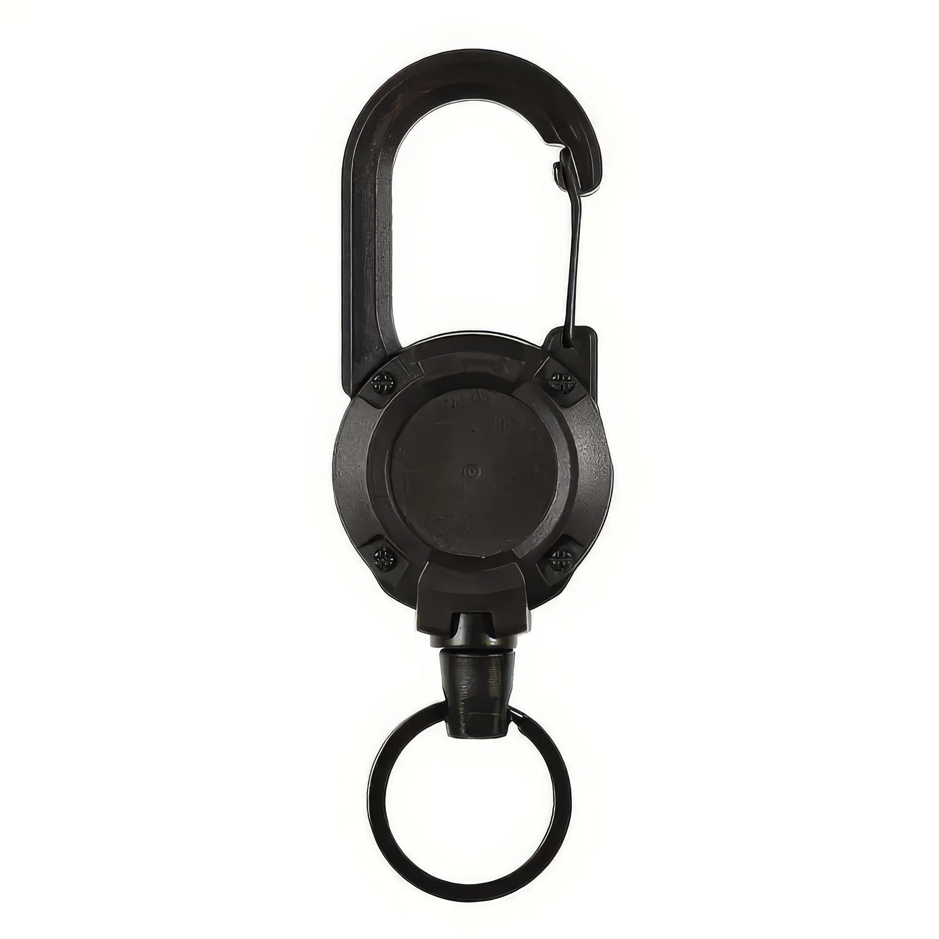 1 Black Retractable Keychain, Extendable, Suitable for Hiking, Camping, Commuting, Office Use, Essential for Families, Key