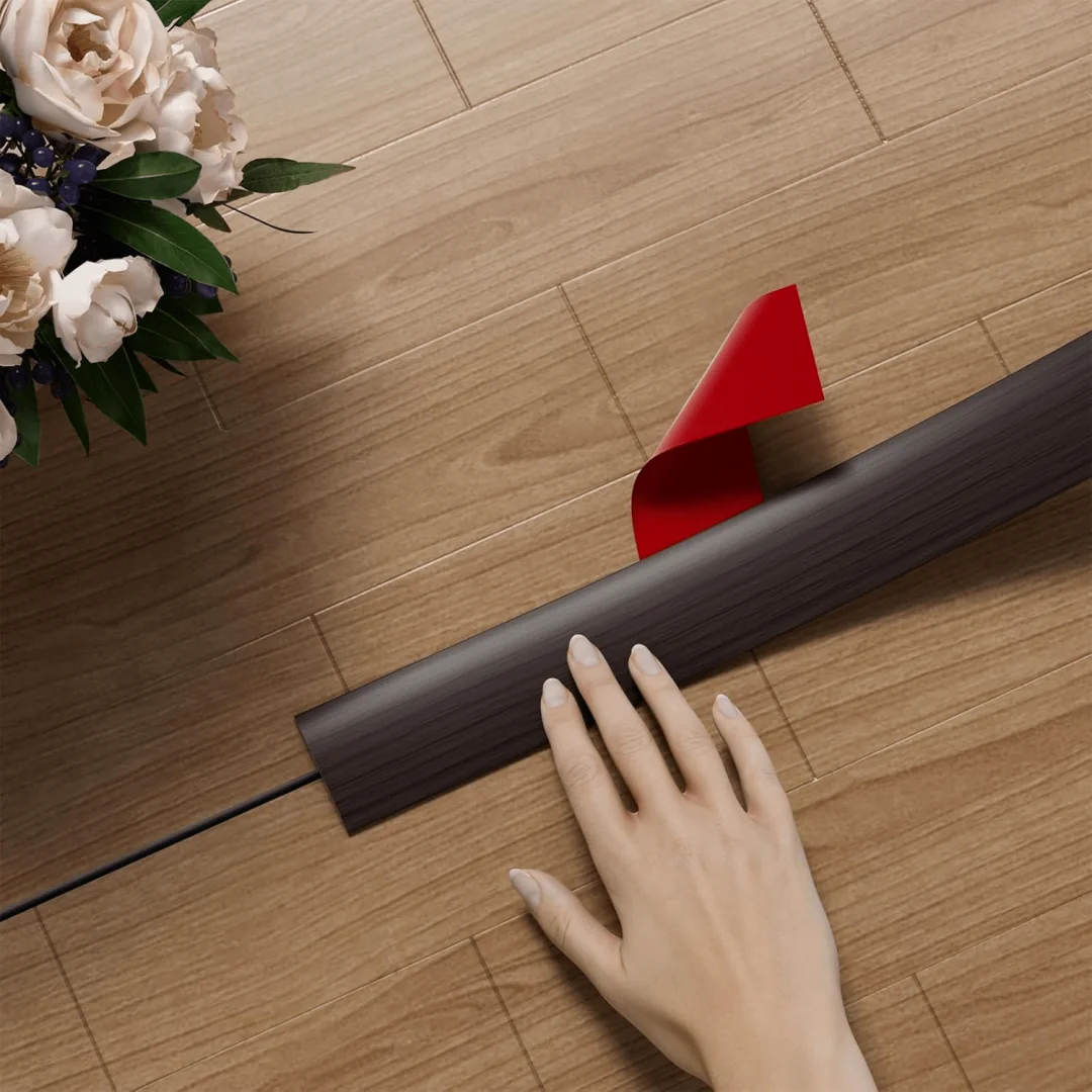 1PC 2m/78.74inch Self-adhesive Floor Cover Strips Carpet Edge Trim Strip Floor Transition Door Threshold Gaps Door Bottom Sealin