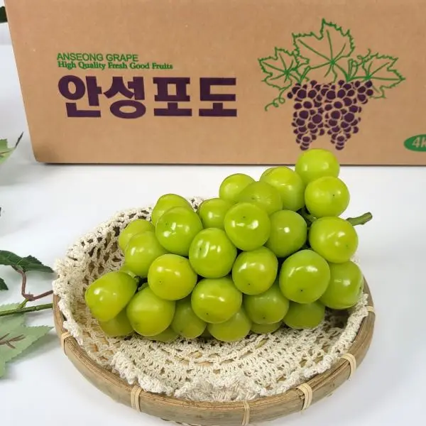 [Hdam] Anseong grape Shyin Musket 2kg (household) Stold High-sugar grape Mango grape production Direct day harvest