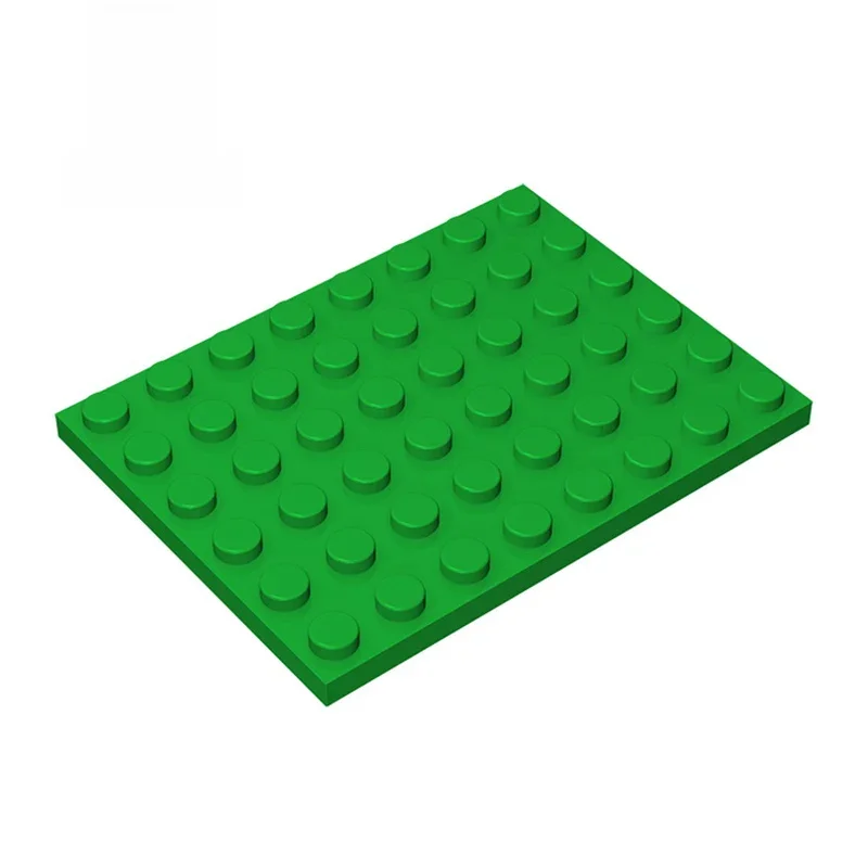 Gobricks-décennie s de construction MOC, Plaque 6x8, Accessoires de bricolage créatifs, Assembler des briques compatibles, Jouets, 10 pièces, 3036