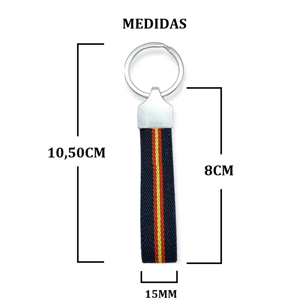 سلسلة مفاتيح وحزام سوار قابل للتعديل El Pilar، إسبانيا للرجال. امرأة. #4