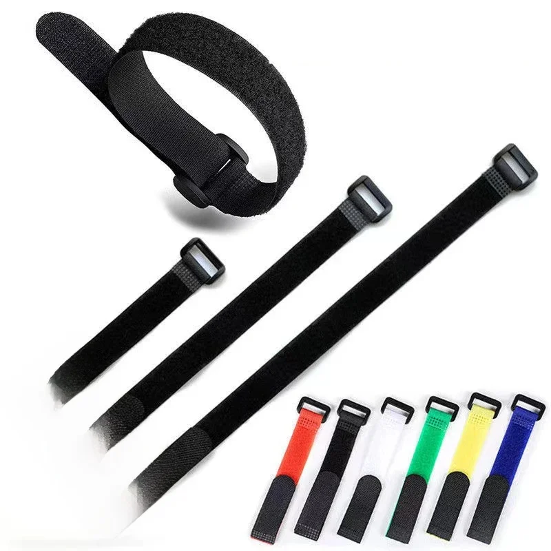 AliExpress 10pcs Reusable Fastening Bike Tie Nylon Hook & Loop Durable Multil Purpose Self-adhesive High Quality Strap Cable Ties