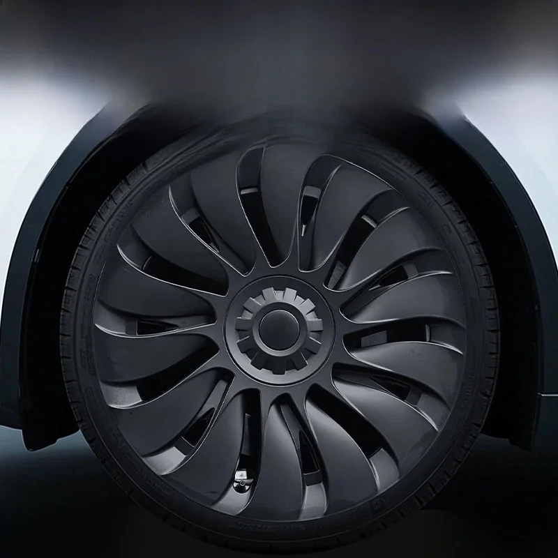 4-delige Storm Wielkapset voor Tesla Model Y 2020–2024 – 19 Inch – Volledige Wielbedekking – Auto Accessoires - afbeelding 2