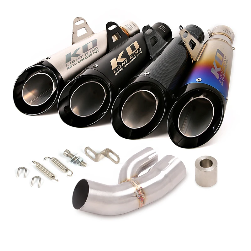 

Slip On For BMW S1000XR 2015-2019 Motorcycle Exhaust Escape System Mid Link Pipe Connection 51mm Muffler