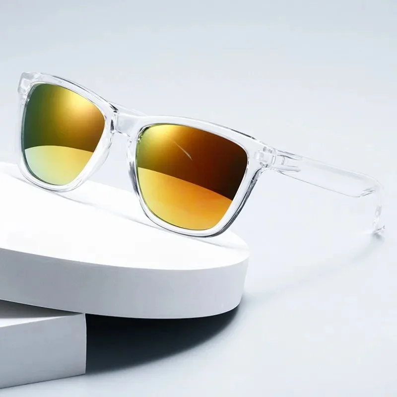 AliExpress NONE Retro Polarized Sunglasses Clear Night Vision Bicycle Sunglasses Retro Men Women Sun glasses UV400 Gafas De Sol