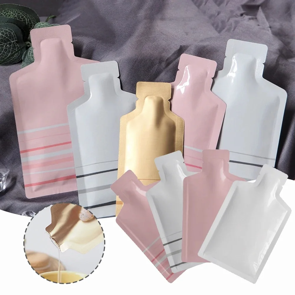 Ensemble de pochettes pour échantillons de liquide thermoscellables, 100 pièces, sacs d'emballage d'échantillons jetables, sacs thermoscellés pour stylos, pour Lotion pour voyage