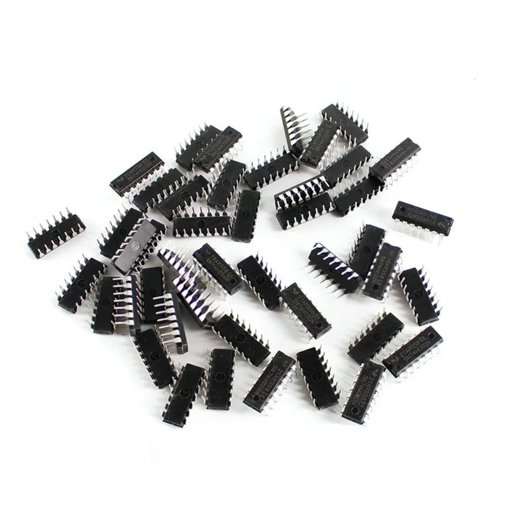 50 sztuk/partia 74LS układ scalony logika DIP-14 zestaw IC 5 wartości 74LS00 74LS02 74LS04 74LS08 74LS32 zestaw asortymentowy układów scalonych — zdjęcie 2
