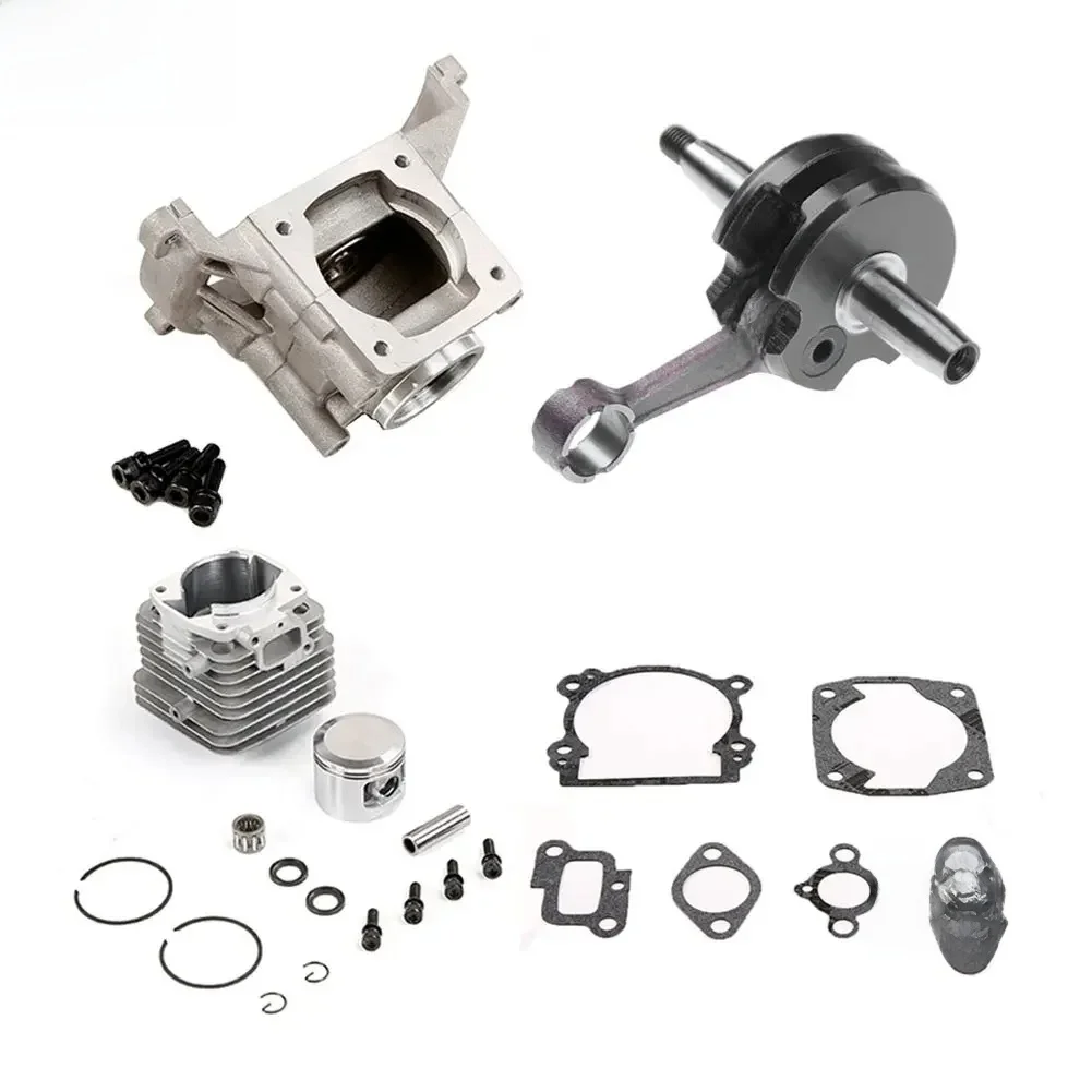 45cc Motor Upgrade Kit (Inclusief Cilinder Zuiger Kit Krukas Carter) Fit voor 1/5 HPI ROVAN KM BAJA 5B 5T 5SC Losi 5ive T - afbeelding 2