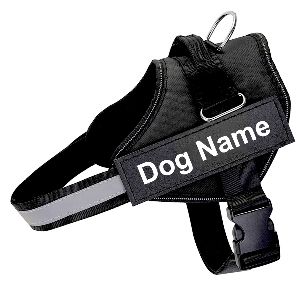 Custom Reflective Dog Harness with Patch