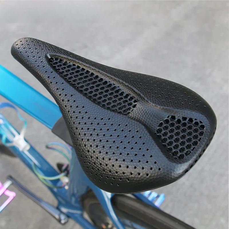 AliExpress BUCKLOS 3D Printed Racing Bike Seat Cushion Carbon Bicycle Saddle Nylon Mtb Saddle 3D Road Mountain Bike Seat Triathlon Cushion