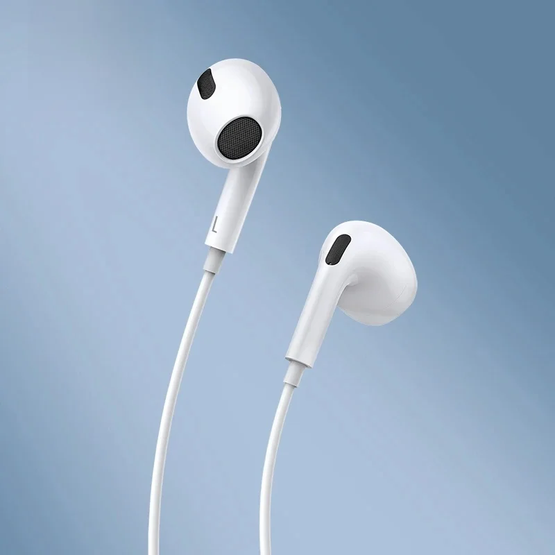 Baseus C17 Kabelgebundener Kopfhörer Typ C mit Mikrofon, kabelgebundene In-Ear-Kopfhörer für Xiaomi Samsung NOTE 10, NOTE 20 S21 S20 Handy-Headsets