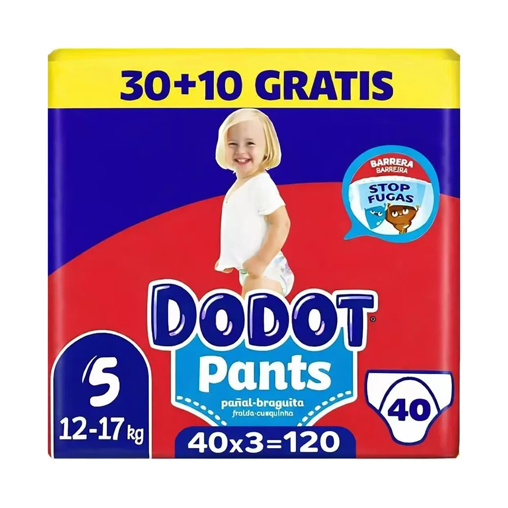 Dodot Bebé Pants Pañales Talla 5