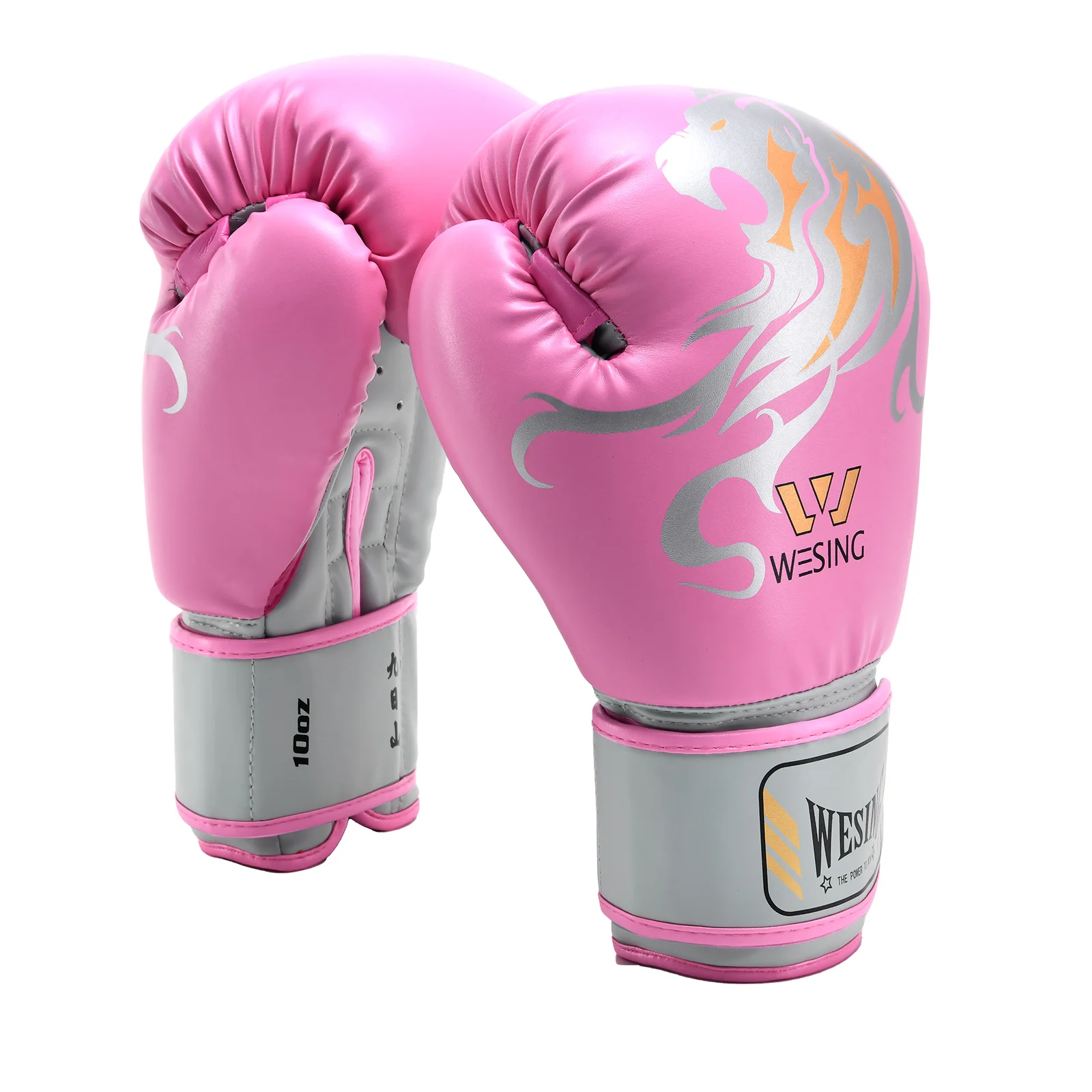 Wesing Boxing Training gloves leather Punch Bag Gloves Pink Boxing Gloves