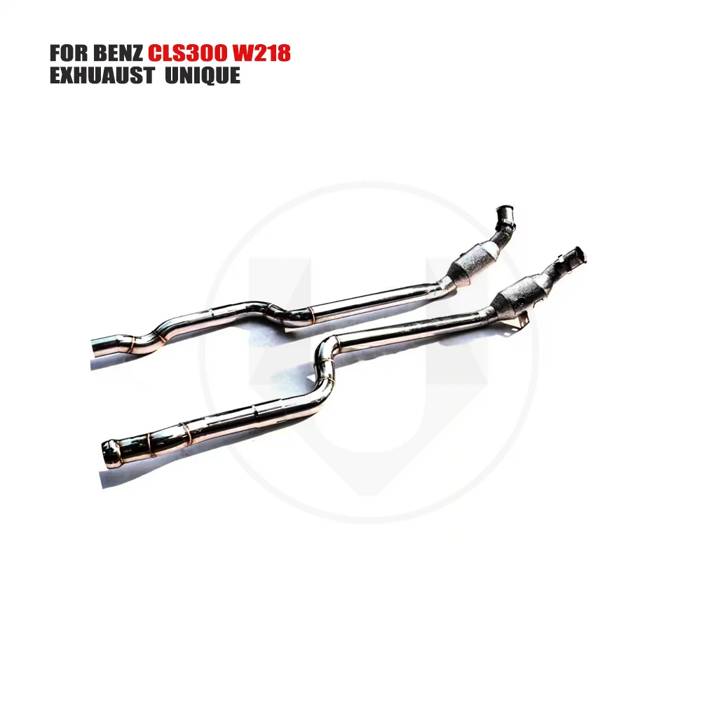 

UNIQUE Exhaust Manifold Downpipe for Mercedes-BENZ CLS320 Car Accessories With Catalytic converter Header Without cat pipe