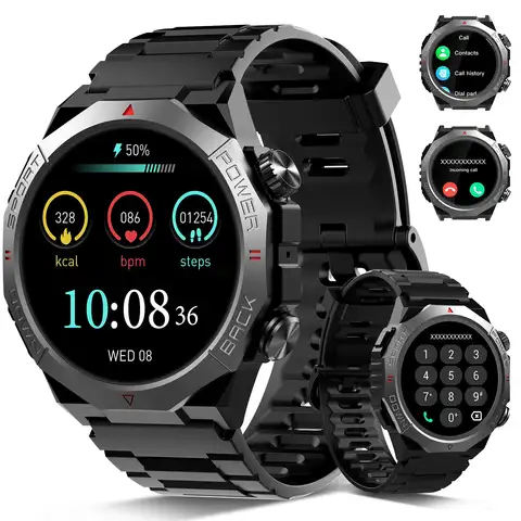 Reloj inteligente S10, llamadas y notificaciones Bluetooth |   Pantalla HD de 1,39" |   Más de 110 modos deportivos |   Duración de la batería de 30 días |   Impermeable IP68