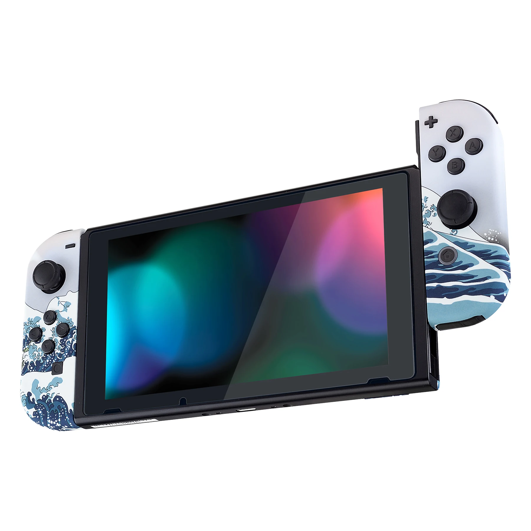 Extremerate Soft Touch Grip Controller Behuizing Shell Case Met Volledige Set Knoppen Voor Ns Switch Joycon & Oled-De Grote Golf