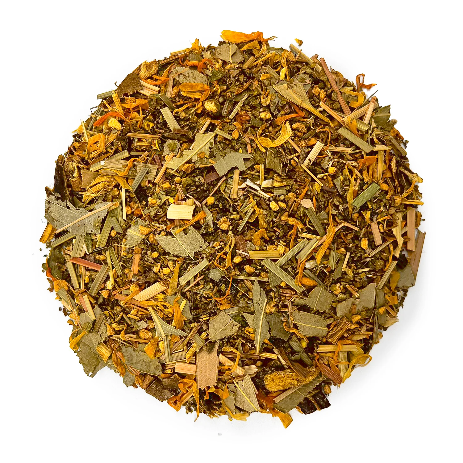 Mezcla de Hierbas Bye Bye Catarro | Ayuda a Mejorar la garganta | Regaliz, jengibre, lemongras, eucalipto, cistus incanus, caléndula, equinácea,