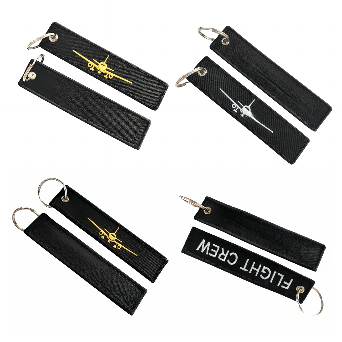 1 PC cabine équipage porte-clés mode bibelot Aviation cadeau accessoires avion broderie porte-clés Flett Crewe porte-clés