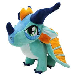 Wings of Fire Plush Toys Dragon Soft Stuffed Animal Big Eyes Kawaii Blue Dragon Gift for Kids Boys and Girls or Room Decoration