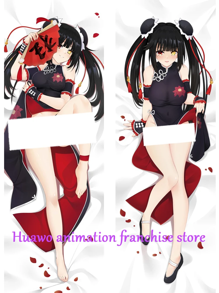 Anime Dakimakura Pillow Tokisaki Kurumi 2-Side Print Pillowcase Hugging Body Cushion Cover Otaku Waifuristmas Decoration 2023