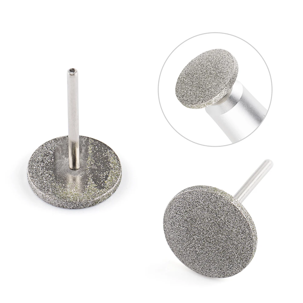 1pc Nail Diamond Metal Drill Bits Disc Bit for Dead Skin Callus Electric Foot File Callus Remover Shaft for Nail Salon Grinding