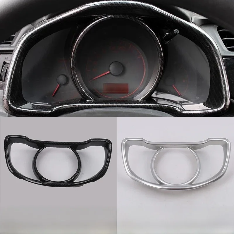Dla Honda FIT JAZZ akcesoria 2014 2015 2016 car styling Chrome Panel deski rozdzielczej samochodu rama pokrywa wykończenia — zdjęcie 2