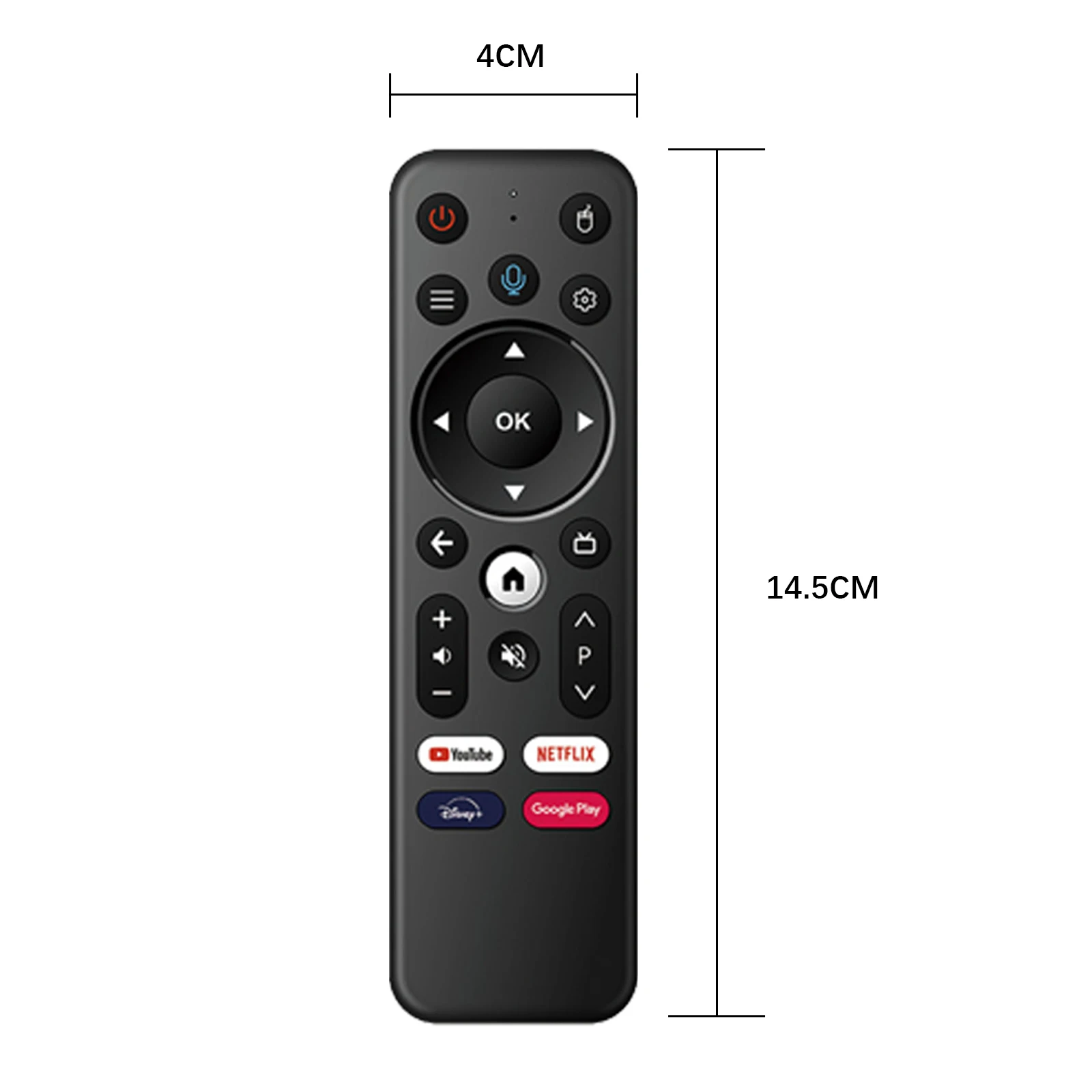 BOXPUT Remoter ATV3 Lite Wireless BT Voice Remote Controller Only Support Pairings with iATV Q3 Android TV Stick