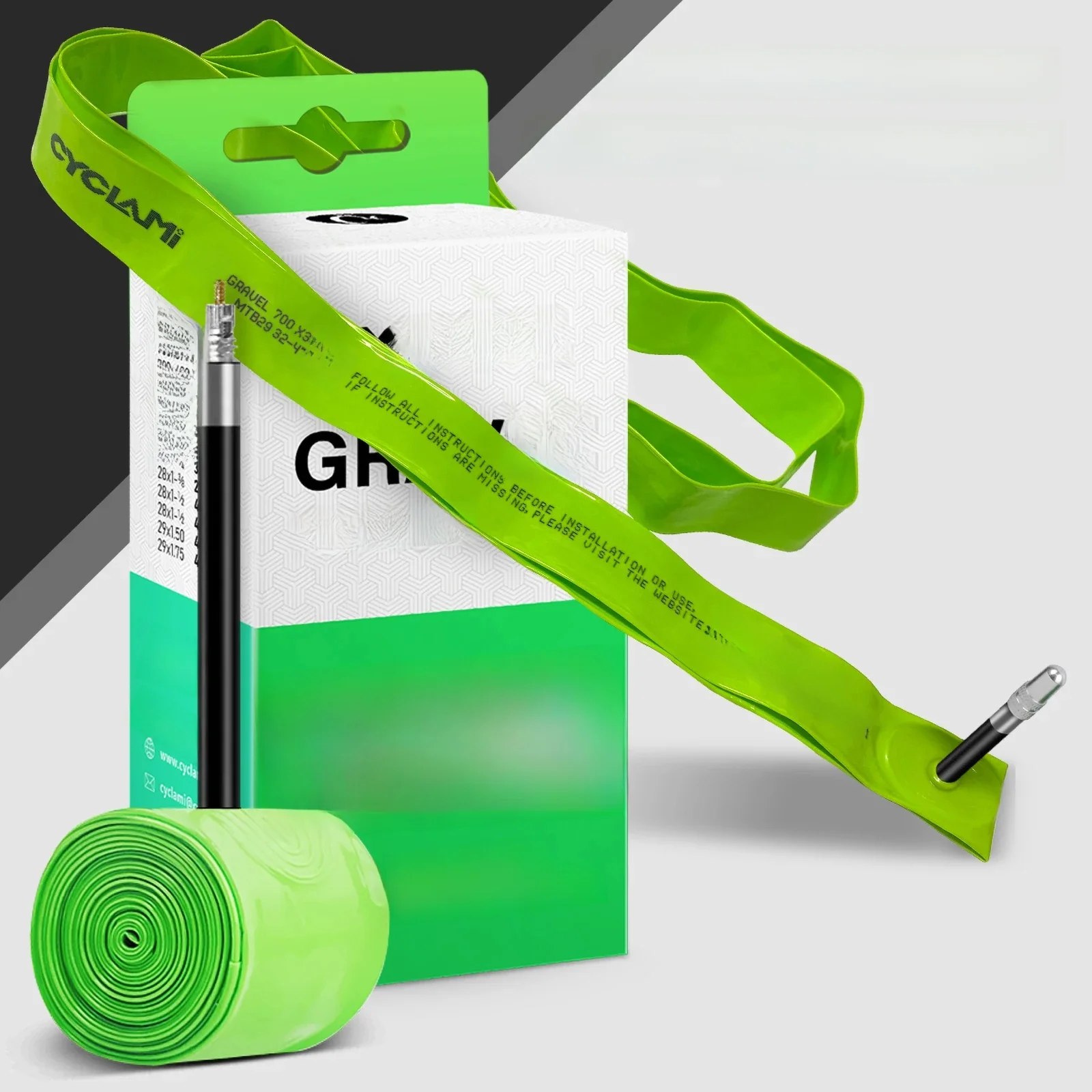 AliExpress CYCLAMI TPU Material Ultralight  Roam MTB 29 Bike Inner Tube Tire French Valve FV 45mm For Gravel 700C 32C 35C 37C 40C 47C