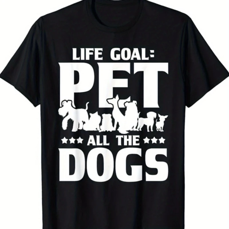 

Men's Pure Cotton Print Graphic Short-sleeve Pullover T-shirt,Breathable and Comfort