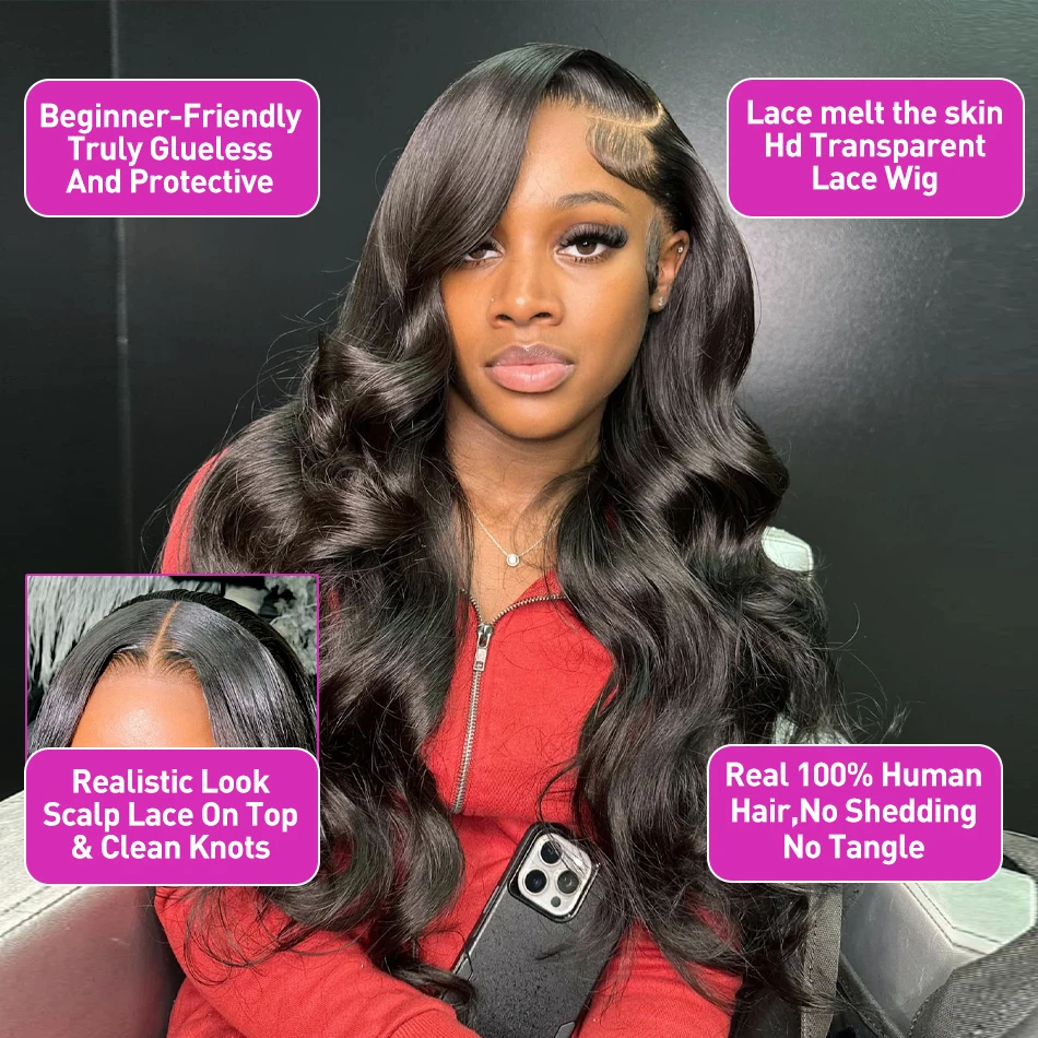 200 Density Body Wave 13x6 Hd Lace Front Wigs Human Hair Water Wave 30 40 Inch 13x4 Lace Frontal Brazilian Wigs For Black Women