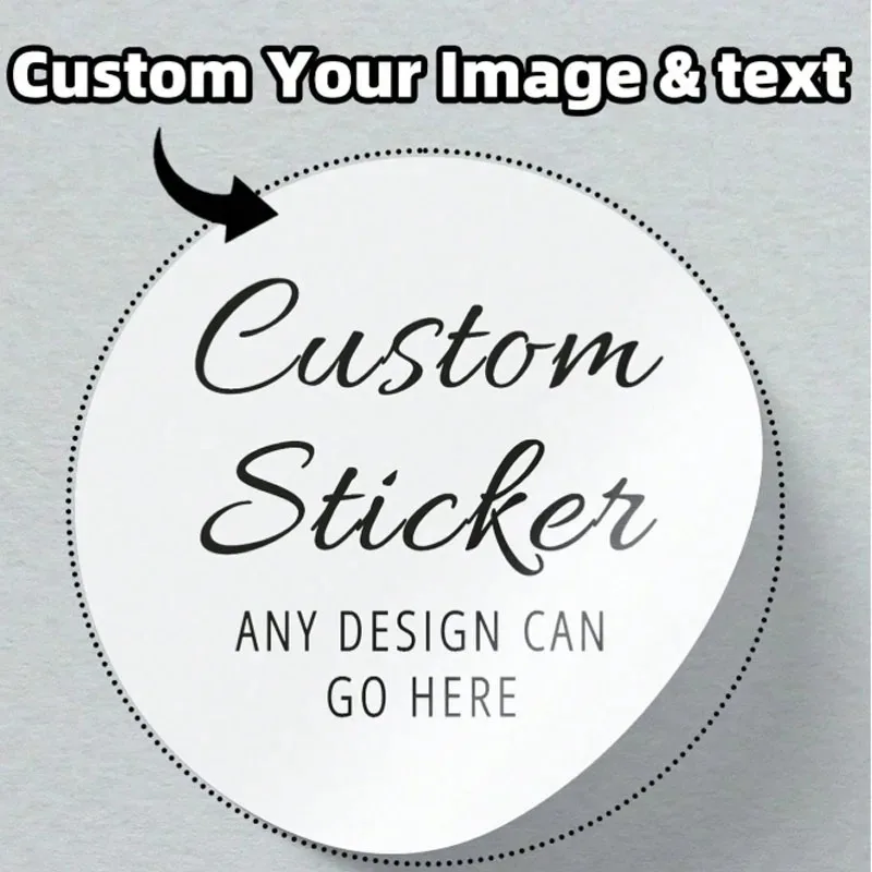 Custom Round stickers, Personalized Labels, stickers Can Be Customized with Pictures/Logos/Text/Graphics