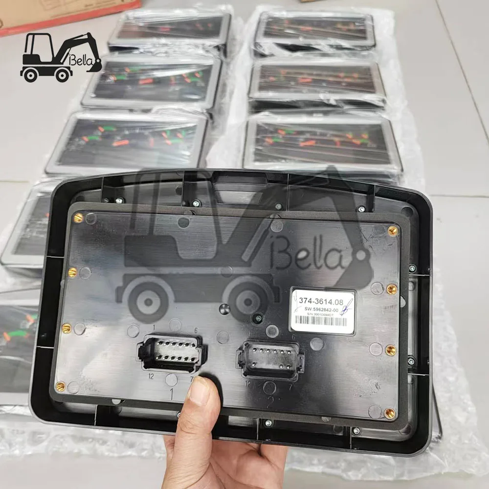 

For CAT 374-3614 3743614 374-3614.08 monitor display Instrument Panel for Caterpillar Excavator Construction Machinery Parts