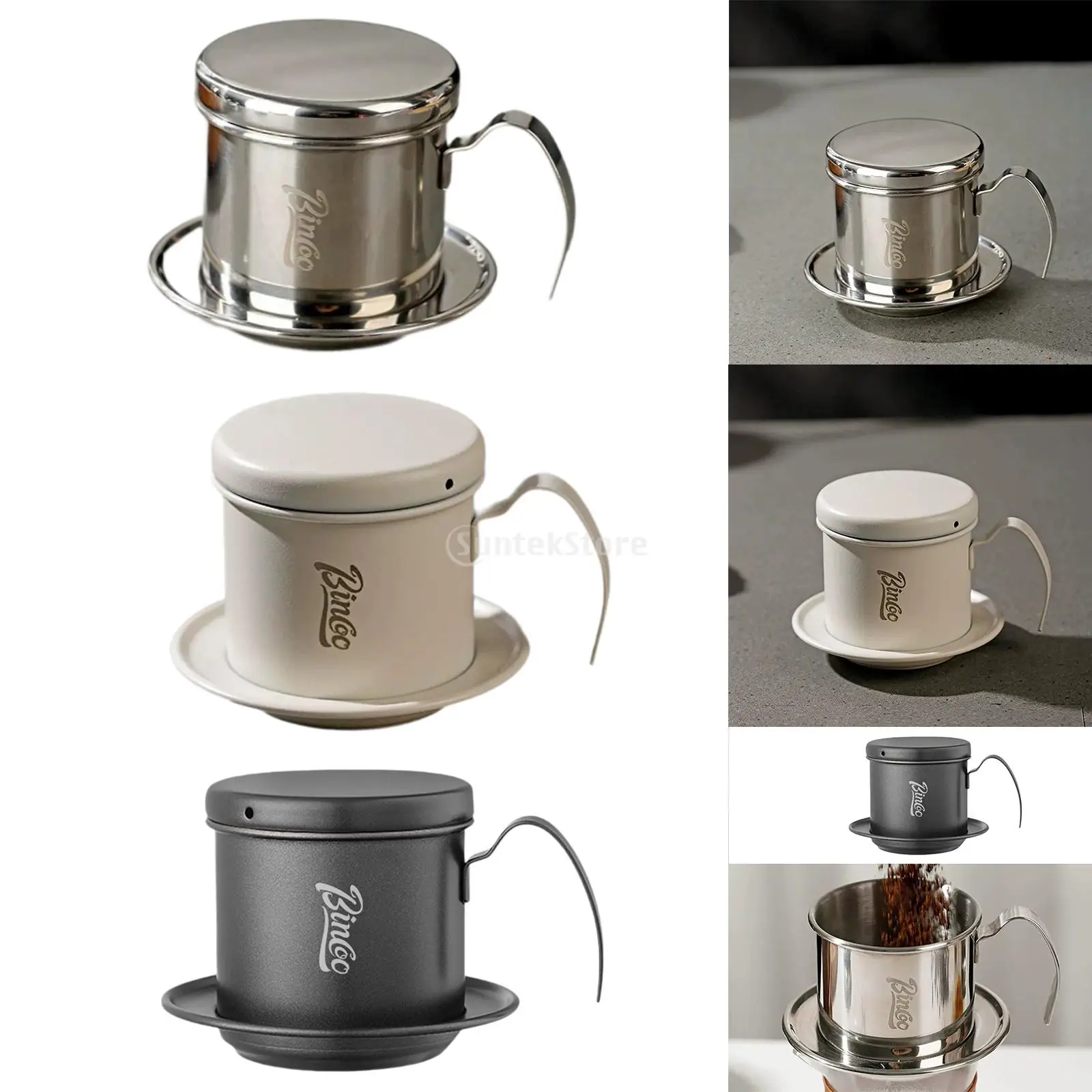 

Вьетнамская капельница для кофе, портативная кофеварка, капельница для кафе, кемпинга, бара, пресс-чашка, ручной заварочный заварочный подарок