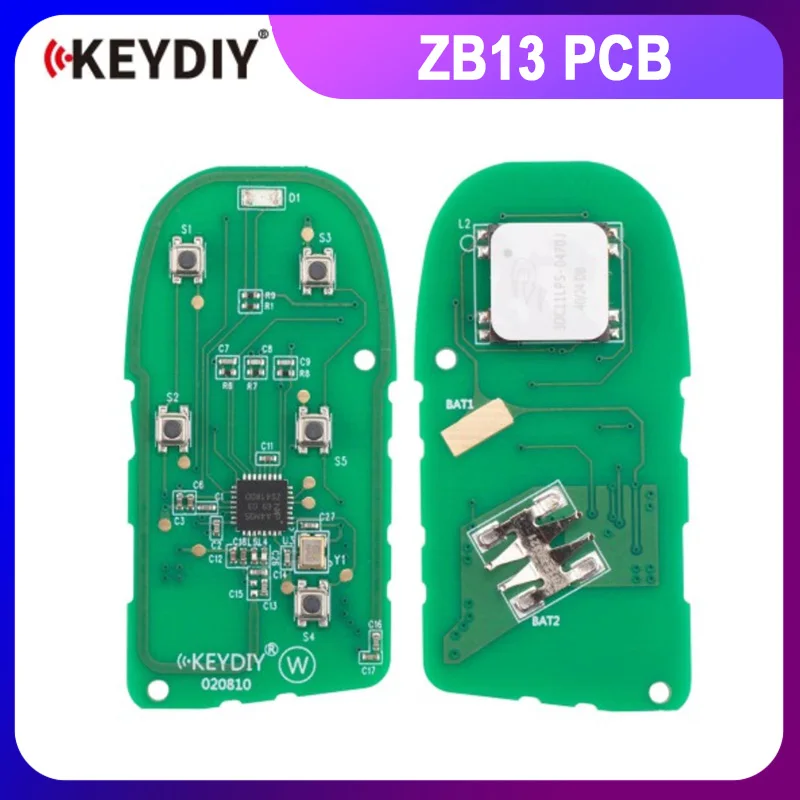 KEYDIY KD ZB13 Universal Smart Key PCB 5 Buttons (Only PCB) Compatible with Maserati Type