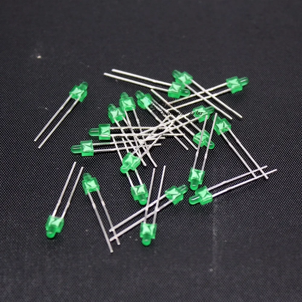 2MM dioda LED DIP Tower dioda LED 2MM zielona 100 szt — zdjęcie 2