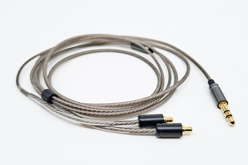 جديد!! كابل صوت مطلي بالفضة لـ Sennheiser IE 400 PRO IE 500 PRO IE100 PRO BT