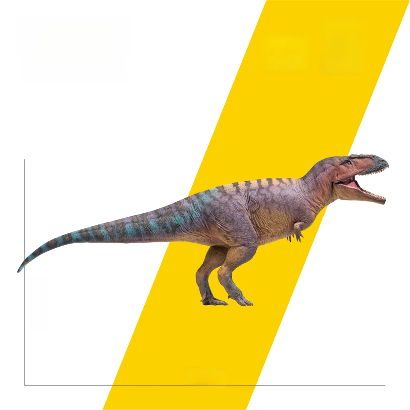 PNSO 83 tyrannotite Mateo modèle Allosaurus dinosaure scène animale préhistorique décoration cadeau Collection Statue scientifique