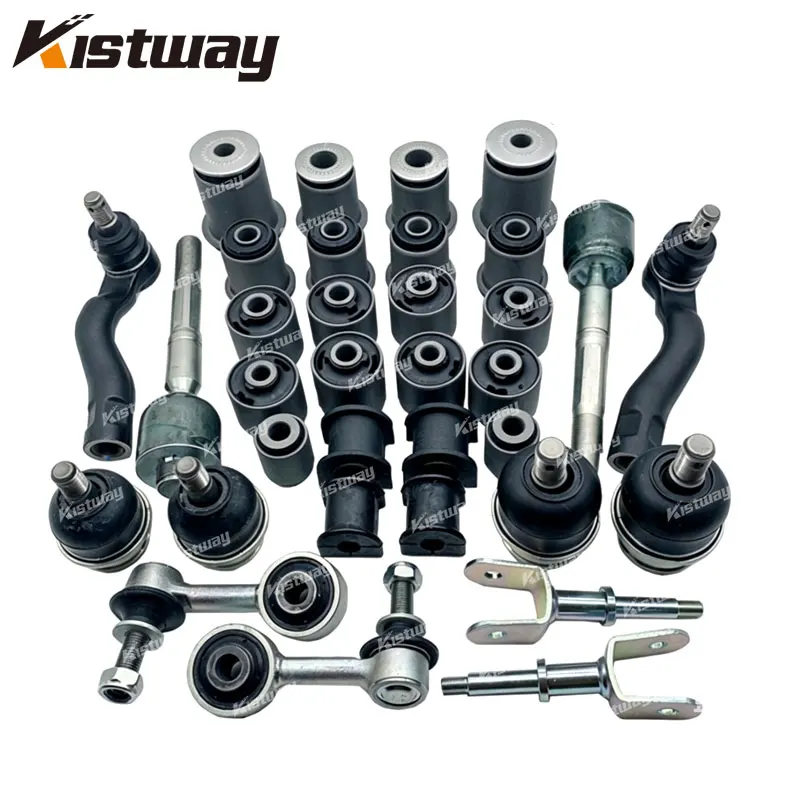 34PCS Front Rear Control Arm Bushing And Connecting Rod Kit For Toyota LAND CRUISER LC200 5700 For Lexus LX570